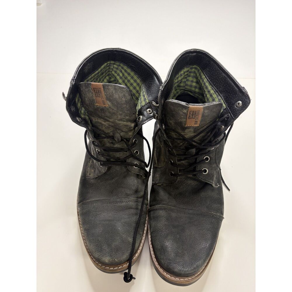 Ben Sherman Beat Up Thrashed Combat Boots Mens 11.5.